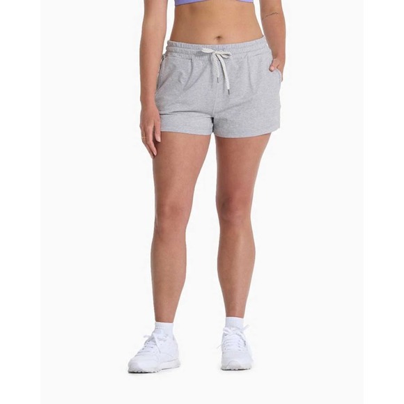 Vuori Pants - Vuori Halo Performance Womens Gray Pocket Drawstring Sweat Shorts Lounge XL